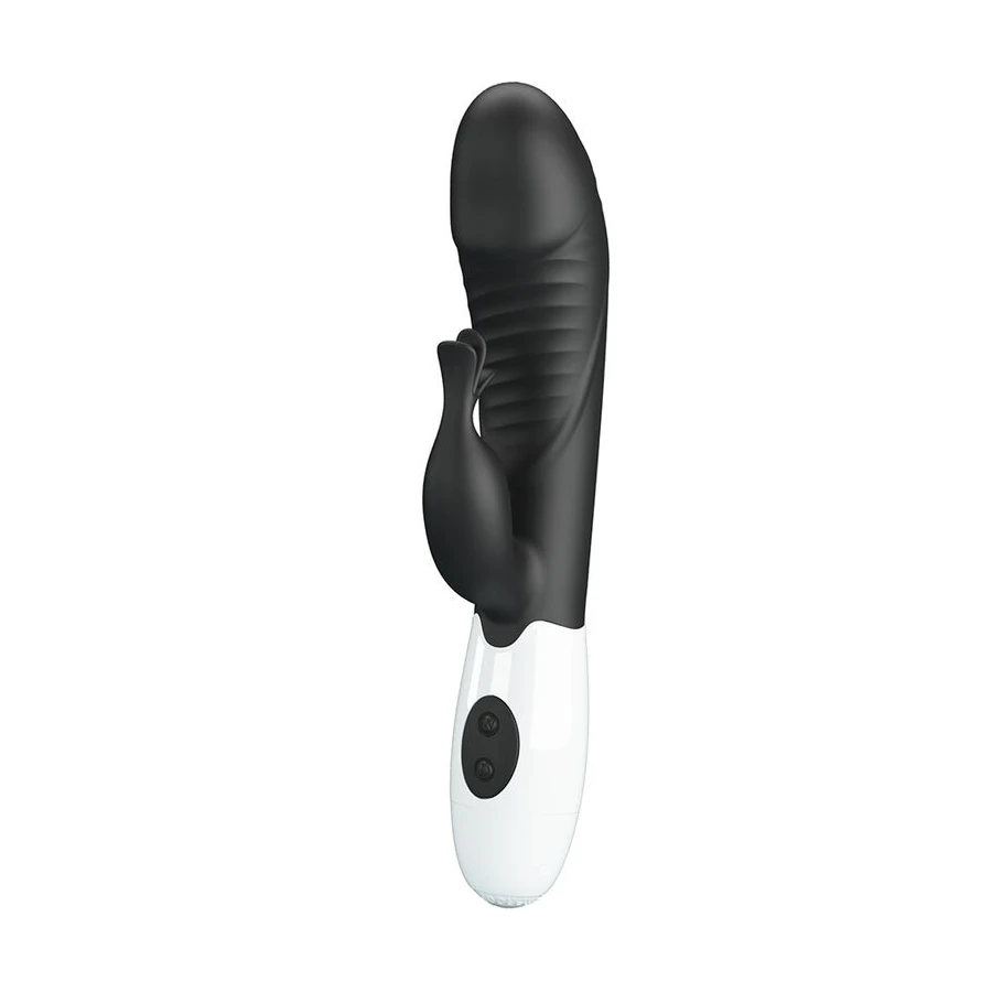 PRETTY LOVE - VIBRATORE A CONIGLIO RASMUSSEN 30 FUNZIONI NERO